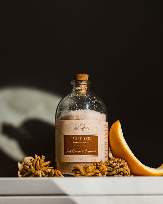 Sweet Orange & Cedar Wood Bath Bloom - Earthy Affair
