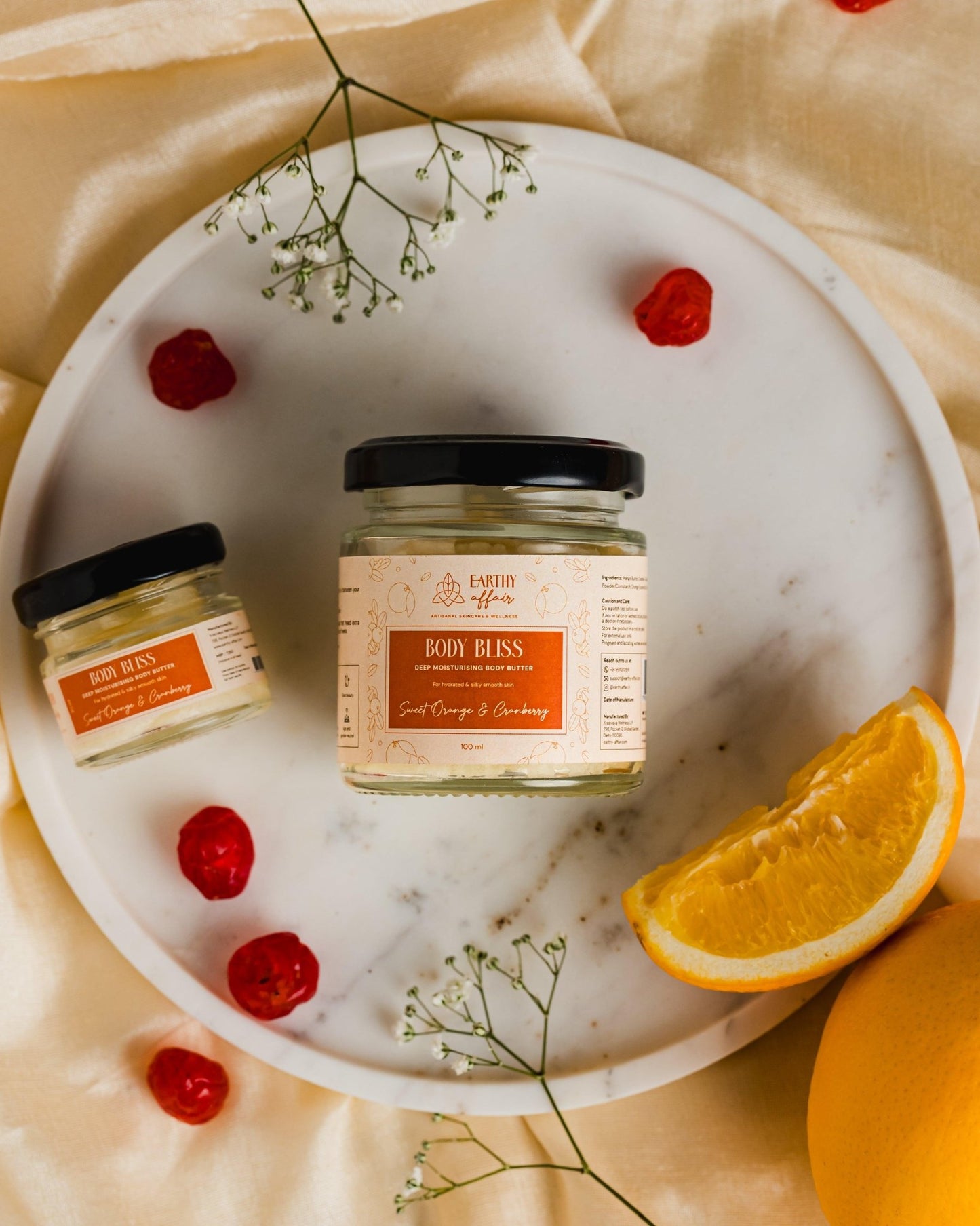 Sweet Orange & Cranberry Body Bliss - Earthy Affair