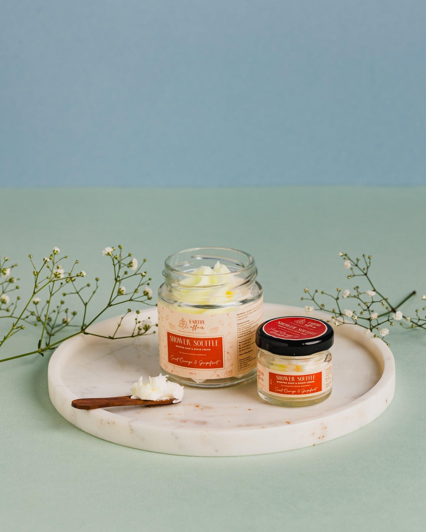 Sweet Orange & Grapefruit Shower Soufflé - Earthy Affair